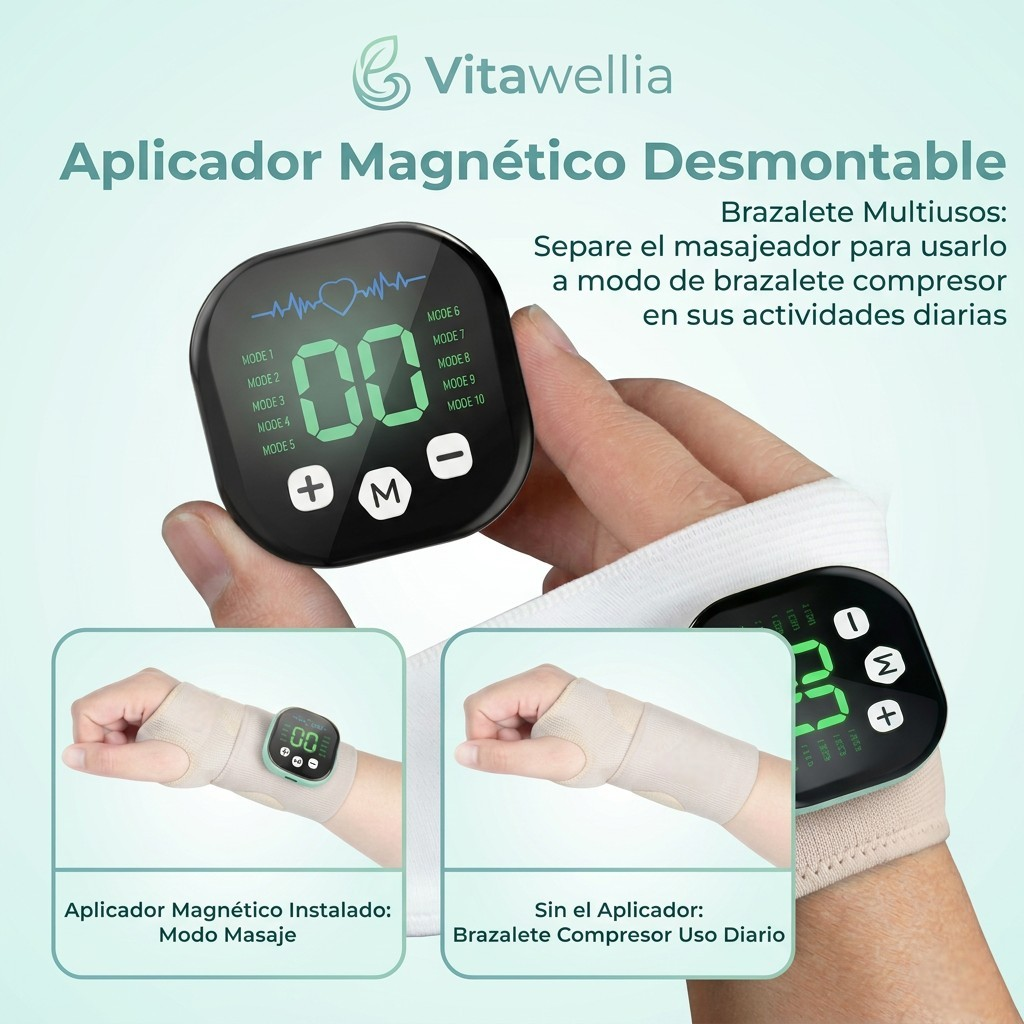 Muñequera NeuroWrist™ Elimina el Dolor en Minutos